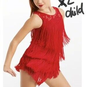 Baler Performance Weissmam D10970 Fringe And Sequin Dress